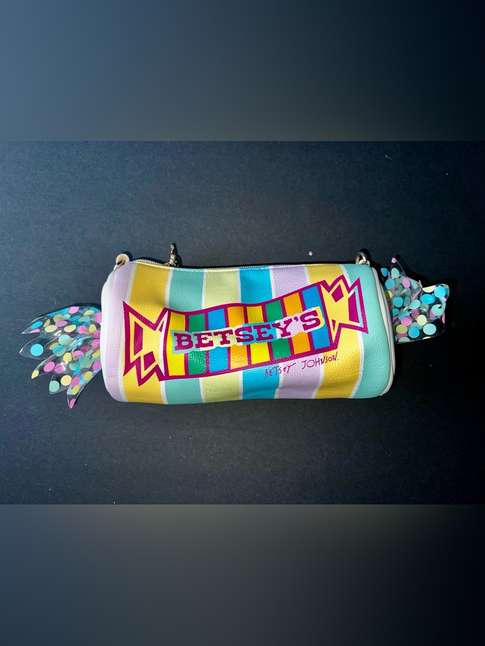 Rare HTF Betsey Johnson Smarty Pants Candy Roll
